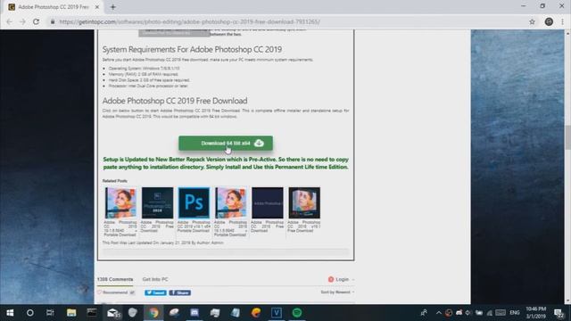 How To Download Adobe Photoshop CC 2019 For Free смотреть онлайн