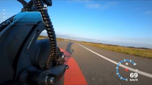 Dualtron Victor  GPS speed with 95kg rider 70km/h. ***0-50 - 8 sec. ***0-60 15sec. ***0-68 in ~30se