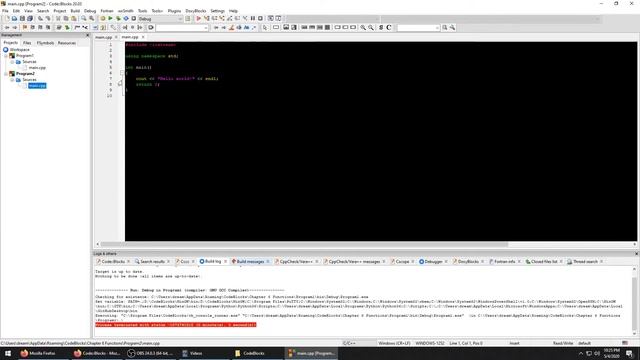 Code::Blocks - C++ Project with multiple main.cpp files in same workspace смотреть онлайн