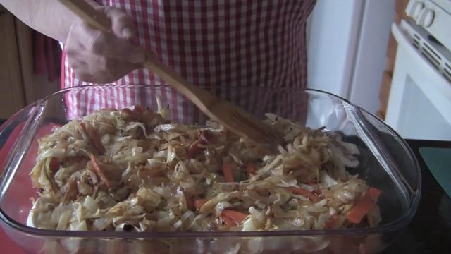 Капуста с грибами запеченные в духовке. Cabbage and the mushrooms baked in oven смотреть онлайн