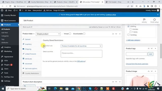 How To Add Products Visibility Based On Country In WooCommerce WordPress