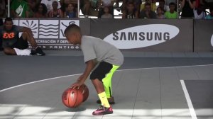 Julian Newman gives a taste of his special skills at the 3x3 World Tour