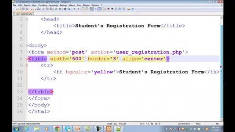 Student Registration System in PHP/MySQL with Admin Panel in Urdu/Hindi 2/15