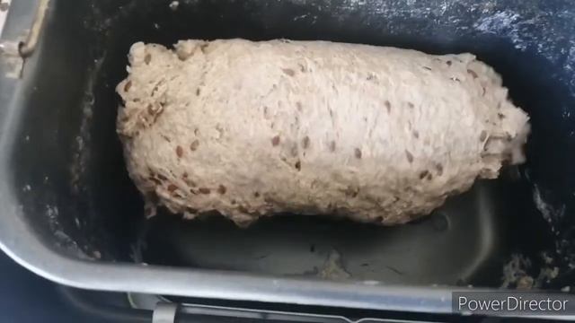 Делаю цельнозерновой хлеб на закваске в хлебопечке Moulinex Home Bread Baguette.