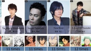 100+ SEIYUUS PAIRED WITH ISHIKAWA KAITO (Naofumi, Genos, Sakuta, Tobio) - SUPPORTING AND MAIN #16