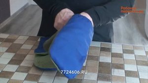 Рабочие рукавицы зимние, утеплённые