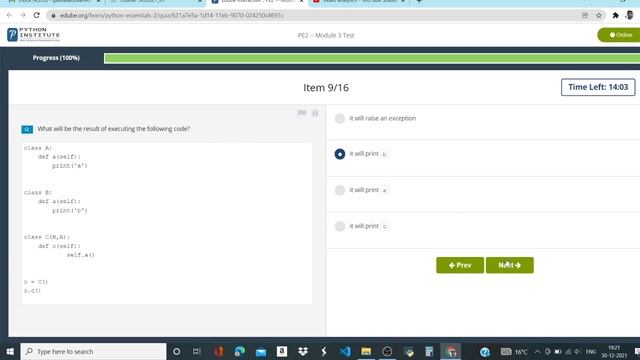 Python Essentials2 || Module 3 Test смотреть онлайн