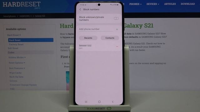 How to Block Number on SAMSUNG Galaxy S21 – Block Calls смотреть онлайн