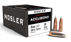 Пуля Nosler AccuBond .323/8 mm  200 gr/13,0 г, BC 0,450