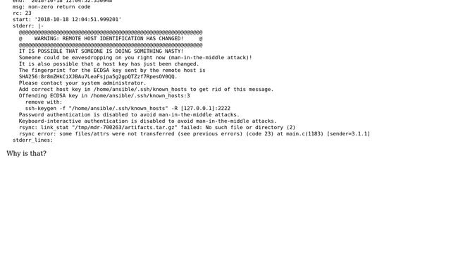 ssh: Warning despite disabling strict host key checking смотреть онлайн