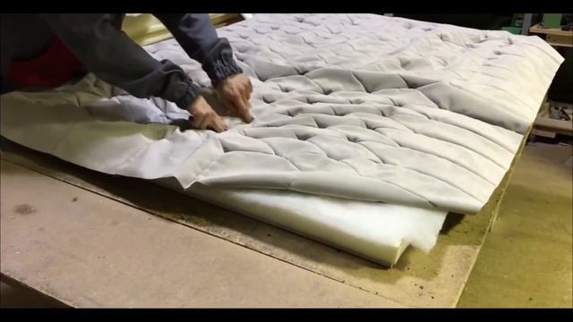 мягкие панели, каретная стажка