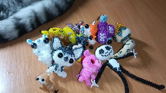 ♥️мои амигуруми из бисера (3 часть)♥️ #бисероплетение #амигурумиизбисера #обзорамигурумиизбисера #н
