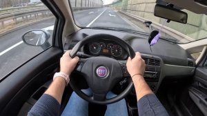 2008 Fiat Grande Punto [1.3 16V MULTIJET 75HP] | POV Test Drive #1513 Joe Black