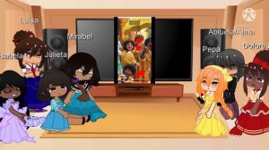 Encanto girl characters react to videos/TikToks #Gachaclub #Encanto #gacha #reaction