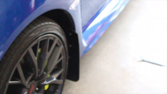 Rally Armor Mud Flaps Install on a 2018 Subaru STI