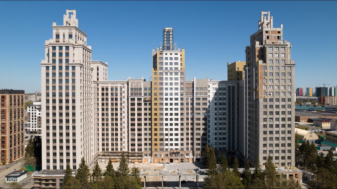 Дом "Нобель" в Новосибирске - Ход строительства Май 2023 смотреть онлайн