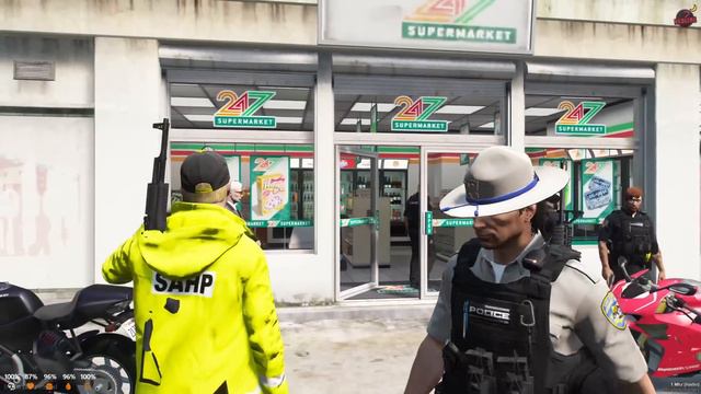 Spike Bike Did This To The Cops in GTA 5 RP смотреть онлайн