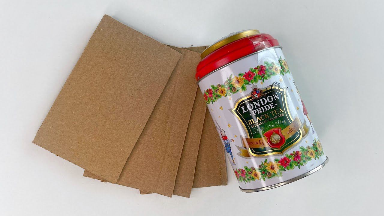 Взяла ЧАЙ и КАРТОН! Покажу в какую КРАСОТУ их превратила. DIY. Новогодний подарок своими руками.