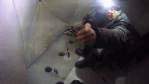 Ночная рыбалка в палатке.  Финский залив. 2022г.