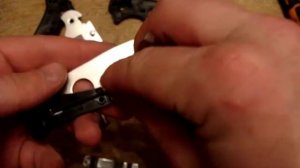 Устройство замка Tri-ad Lock и разборка ножа Cold Steel Conter Point1