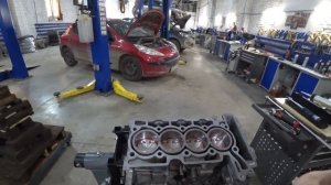 Сборка двигателя EP6 c Peugeot 207