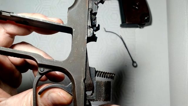 ПМ, МР-654, ПМФ, ПМТ, Макарыч, замена боевой пружины