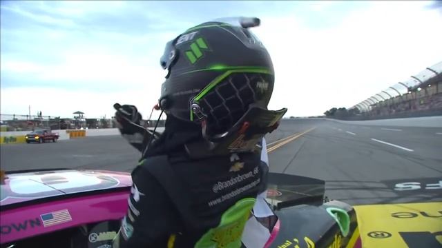 'We did it! Let's Go!' - Brandon Brown earns first NASCAR Xfinity Series win at Talladega | NASCAR смотреть онлайн