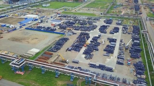Строительство объектов общезаводского хозяйства на Омском НПЗ, смотреть онлайн