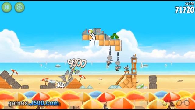 Angry Birds Rio Golden Beach Ball 3 All Stars Walkthrough смотреть онлайн
