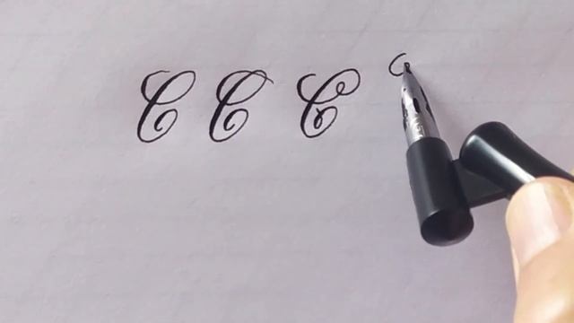 ? ✍ Cómo hacer LETRA C en Caligrafía COPPERPLATE ? ✍ | Con PLUMA oblicua смотреть онлайн