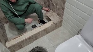 Наша жизнь в селе \ Скоро этого не будет \ Сделали перегородку в душе