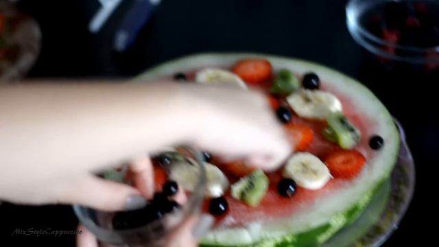 ВКУСНЕЙШИЙ ДЕСЕРТ! Сладкая ПИЦЦА  Видео рецепт / MixStyleCappuccino