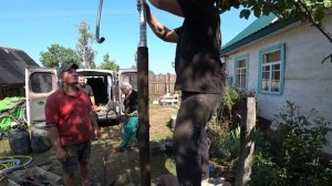 Ручное бурение желонкой