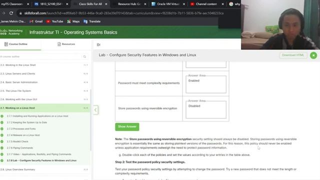 James 5026231076 2.7.8 Lab - Configure Security Features in Windows and Linux смотреть онлайн