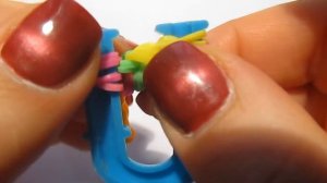 МОРОЖЕНОЕ из резинок на рогатке. Брелок из резинок | Ice Cream Rainbow Loom Bands