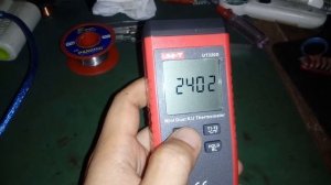 thermometer uni-t UT320D tidak normal