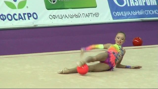 Bravikova Yulia RUS Бравикова Юлия, мяч, Санкт-Петербург, 14.08.2013 смотреть онлайн