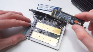 NVMe PCIe SSD Adapter Installation and Speed Test - EZDIY-FAB Dual M.2 RGB Solid State Drive Adapte