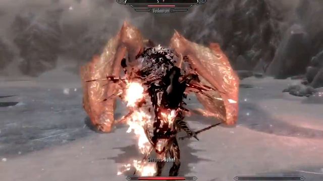 The Elder Scrolls V: Skyrim - Dragons and slaying them made simple ¯\_(ツ)_/¯ смотреть онлайн