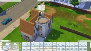Tutorial как сделать Круглое окно в крыше The Sims 4
