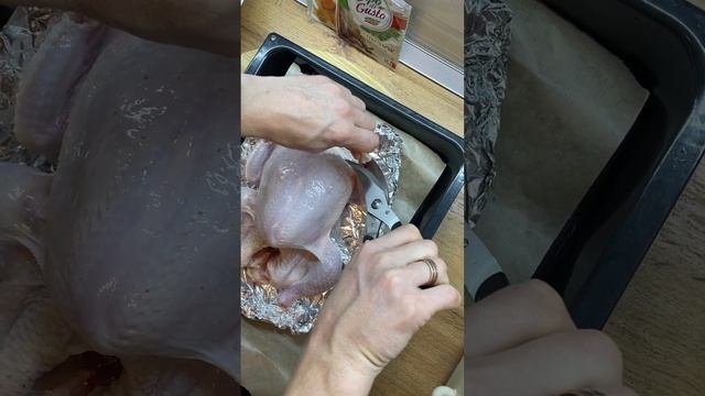 ЁЖИРОВАННАЯ КУРОЧКА. ГОТОВИМ С ФРАНЦУЗОМ. #запеченаякурица