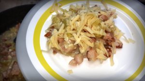 Кабачки с копчёным мясом в сырном соусе / Вкусные кабачки!
