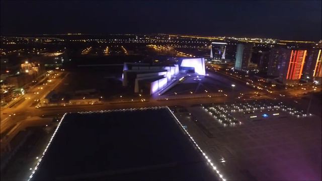 Ночная Астана площадь Казак Ели смотреть онлайн