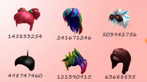 Roblox highschool codes for hair