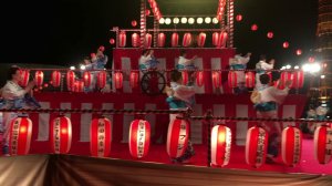 Бон-одори. Танцы в кимоно. Влог Япония