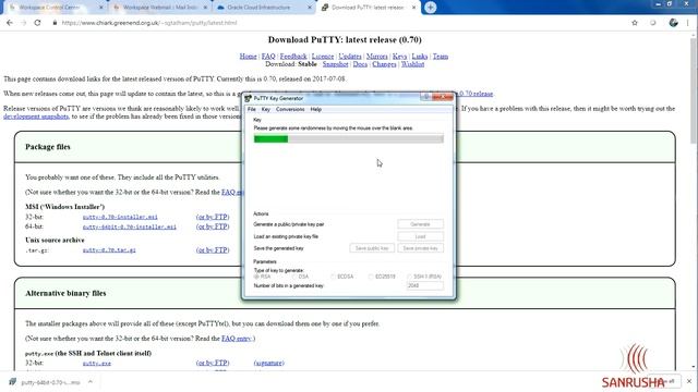 Creating SSH Keys using Putty смотреть онлайн