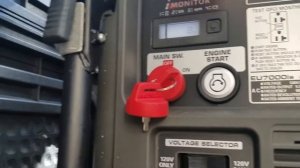 HONDA EU7000is GENERATOR START & OPERATION