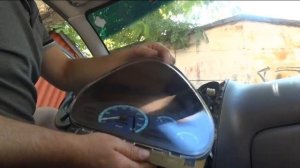 Daewoo Matiz замена лампочек в щитке приборов