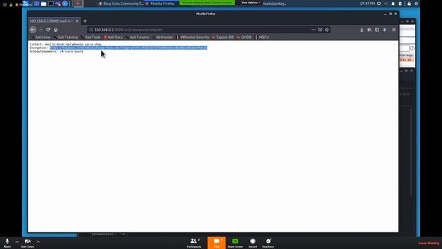 Exploiting the OWASP JuiceShop смотреть онлайн