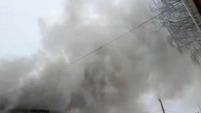 Горит аптека в Яшкино!!!!! смотреть онлайн